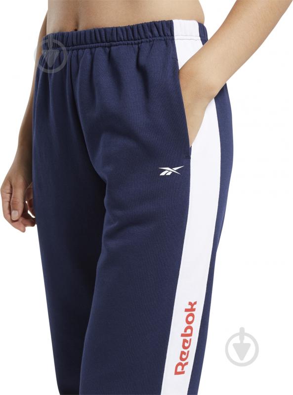 Брюки Reebok TE Linear Logo FL P FU2252 р. S синий - фото 4