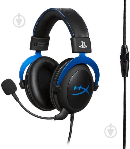 Наушники HyperX Cloud Blue PS5 black (4P5H9AM) - фото 6