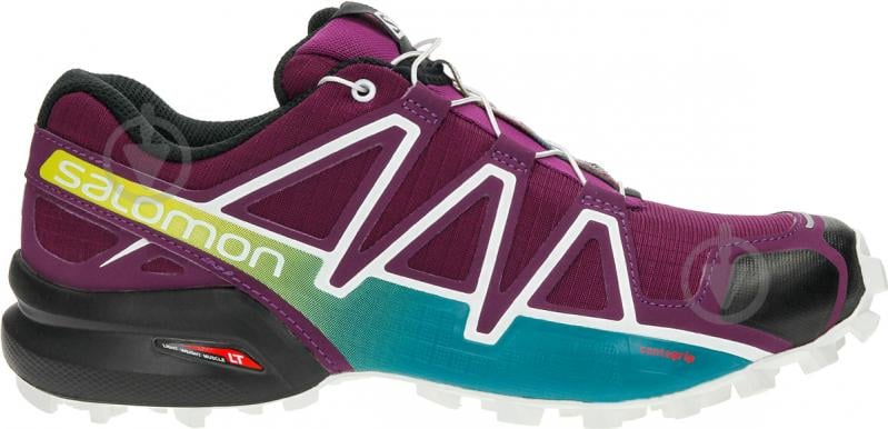 Кроссовки Salomon SPEEDCROSS 4 W Darkpu L40136100 р.UK 7 бордовый - фото 2