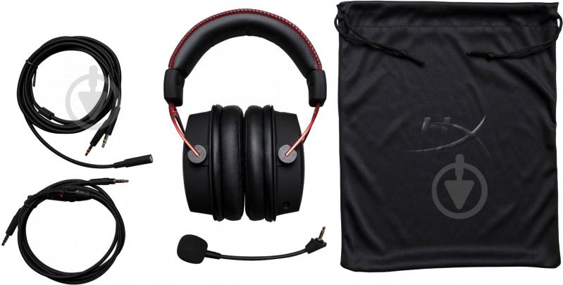 Наушники HyperX Cloud Alpha Gaming Headset black/red (4P5L1AX) - фото 8