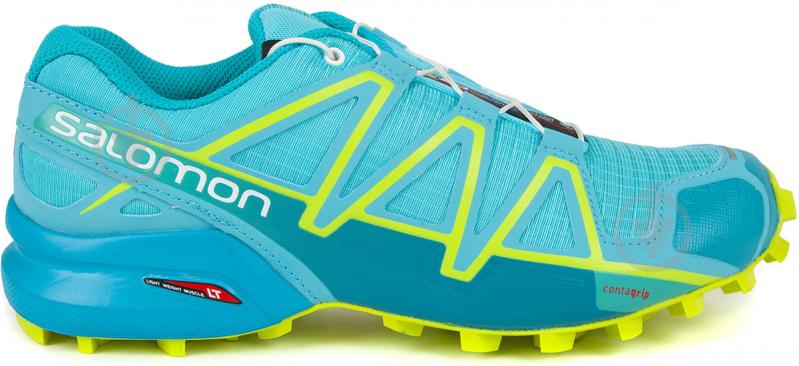 Кроссовки женские демисезонные Salomon SPEEDCROSS 4 W Blue C L40124700 р.40 2/3 бирюзовые - фото 2