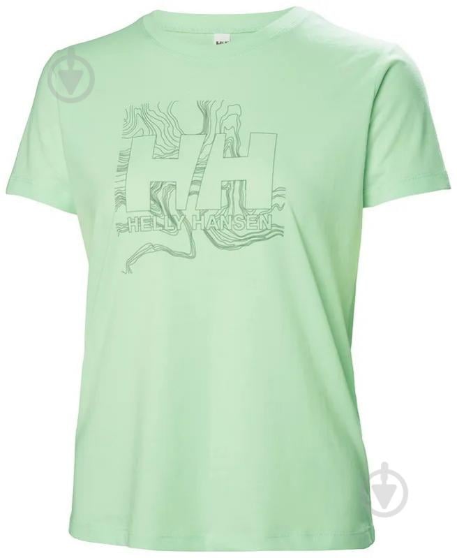 Футболка Helly Hansen W HH TECH LOGO T-SHIRT 63192-419 р.XL зелений - фото 5