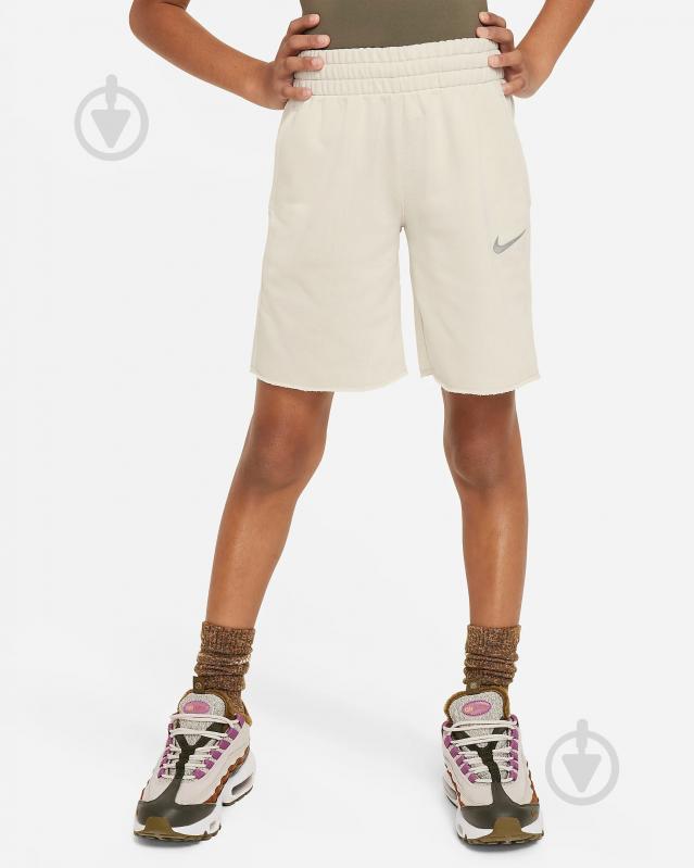 Шорты Nike FN8609-072 р. M бежевый - фото 1