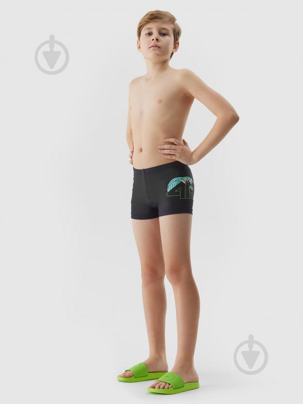 Плавки 4F р. 134/140 черный - фото 2