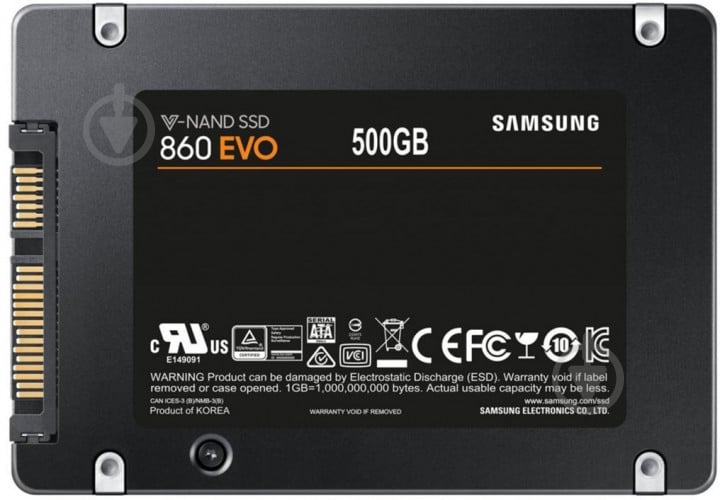 SSD-накопитель Samsung 500GB 2,5" SATA III 3D TLC (MZ-76E500B/KR) - фото 6