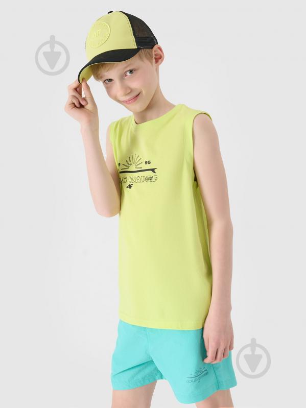 Майка 4F SLEEVELESS M163 р.140 желтый - фото 1 Майка 4F SLEEVELESS M163 р.140 желтый - фото 1