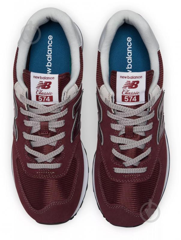 Кроссовки мужские демисезонные New Balance ML574EVM р.44 бордовые - фото 3