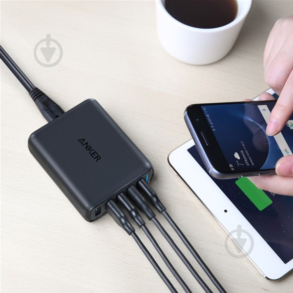 Зарядний пристрій Anker PowerPort 5 Speed 51.5W - фото 3