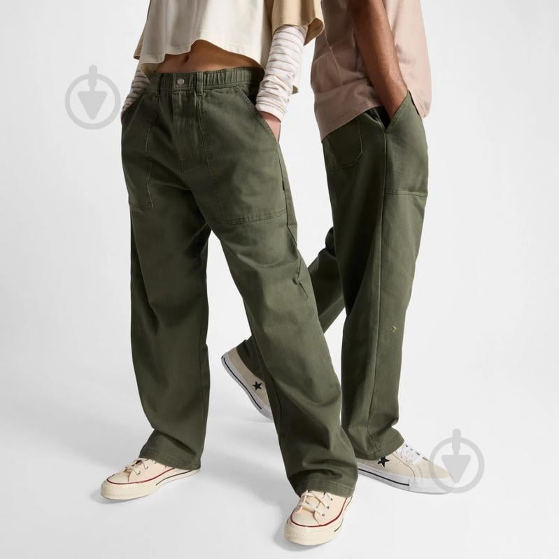 Брюки Converse CONVERSE HARBOR PANT 10026986-306 р. L хаки - фото 1