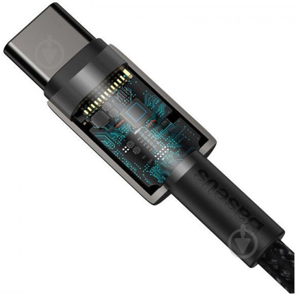Кабель BASEUS 100W TypeC-TypeC (CATWJ-A01) 2 м черный (947514) - фото 5