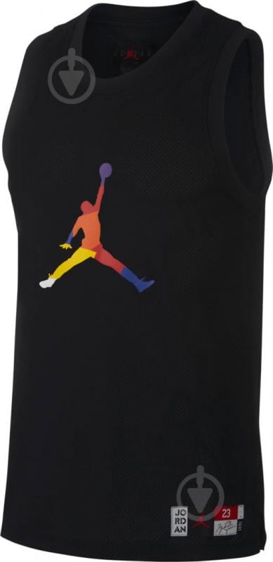 Майка Nike M J SPRT DNA HBR JERSEY AV0046-010 р.XL чорний - фото 1