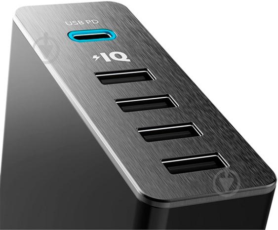 Зарядний пристрій Anker PowerPort+ 5 - 60W 1xPD & 4xPIQ V3 - фото 2