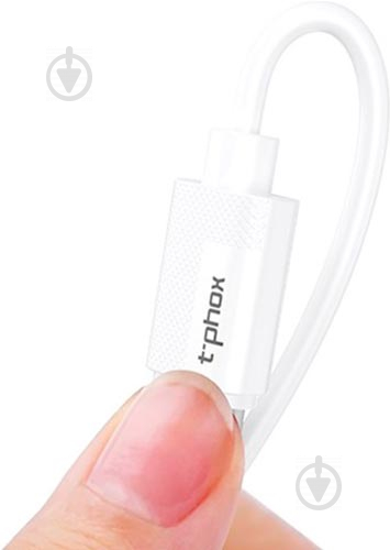 Зарядное устройство T-PHOX Mini 12W 2.4A + Micro cable 1.2 м White - фото 2