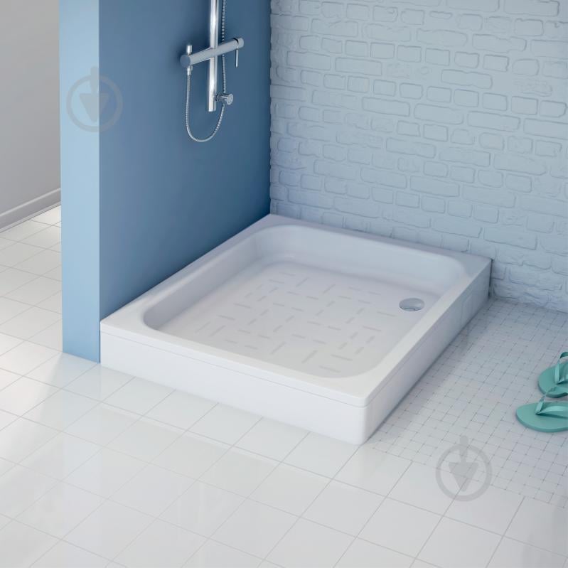 Поддон стальной Koller Pool Aquart 80x80 квадратный - фото 3