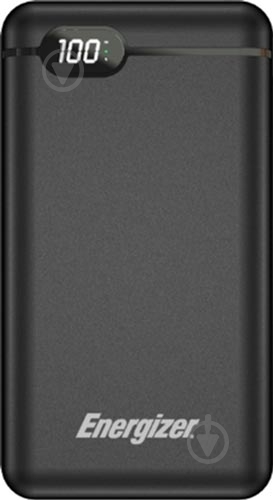 Повербанк Energizer 20000 mAh black (UE20003PQ (B)) - фото 1 Повербанк Energizer 20000 mAh black (UE20003PQ (B)) - фото 1