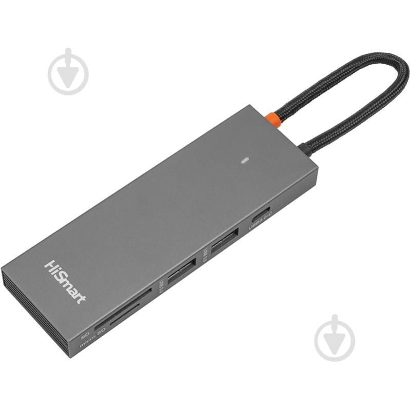 USB-хаб PowerPlant USB Type-C - 2 x USB 3.0, HDMI, SD, TF - фото 4