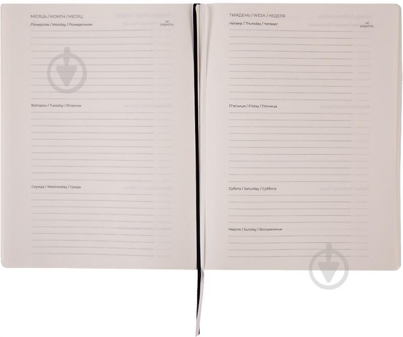 Дневник недатированный черный клетка Axent Partner Soft 8605-21-01-a - фото 3