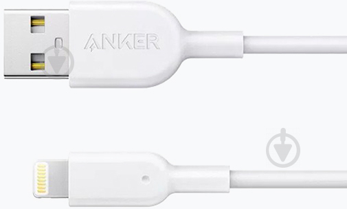 Кабель Anker USB – Apple Lightning 3 м white (A8434H21) V2 PowerLine II - фото 3