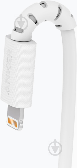 Кабель Anker Lightning – USB-C 0,9 м white (A8612G21) PowerLine Select V3 - фото 2