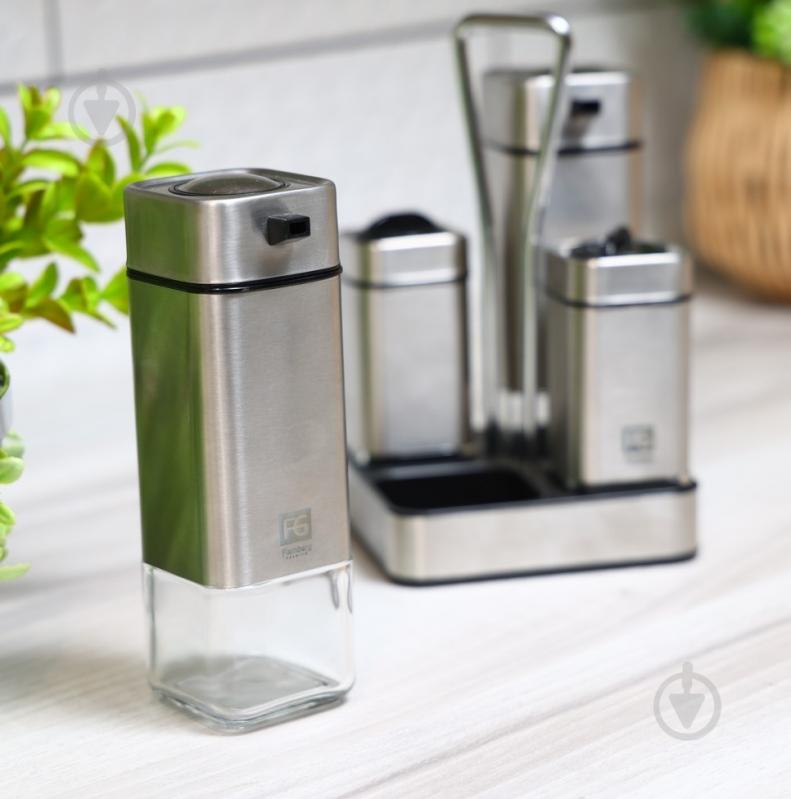 Набір для спецій Flamberg Premium на підставці Essential 100 та 220 мл - фото 5