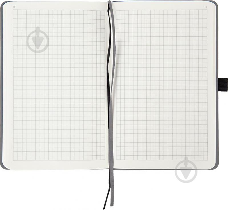 Дневник недатированный серый клетка Axent Partner Soft A5 8601-21-03-a - фото 4