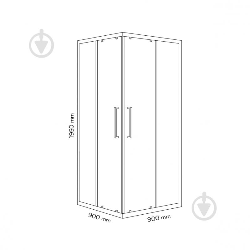 Душова кабіна Doosh DO-CA-06 90x90 - фото 3