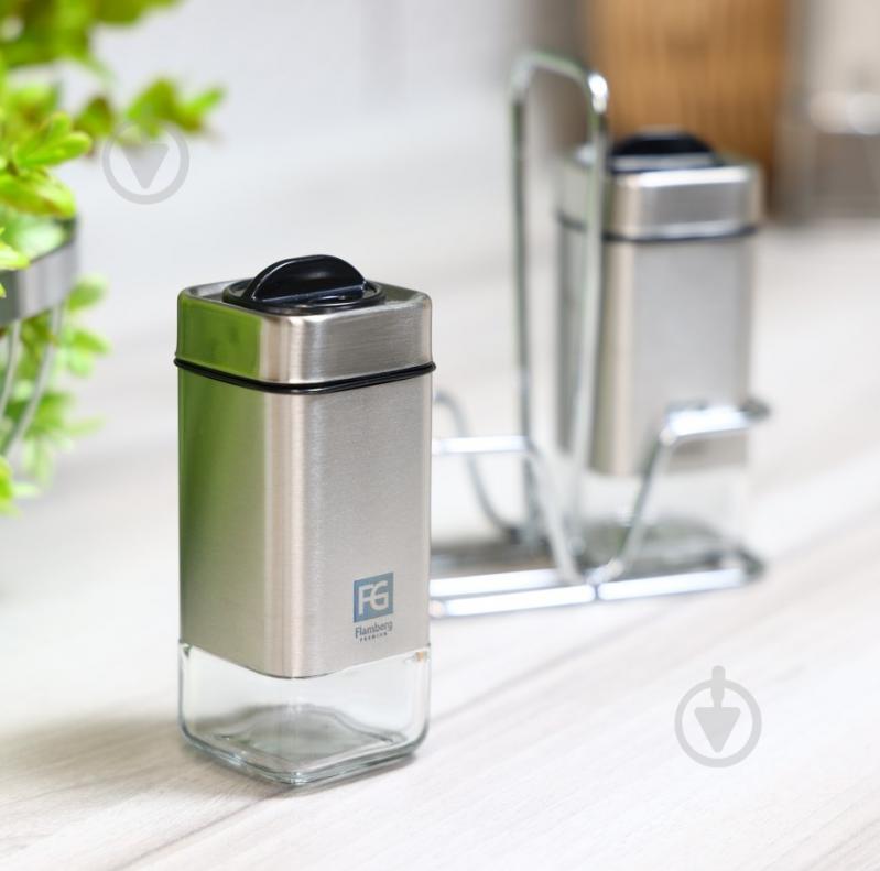 Набор для соли и перца Flamberg Premium на подставке Sprinkle 100 мл - фото 4 Набор для соли и перца Flamberg Premium на подставке Sprinkle 100 мл - фото 4