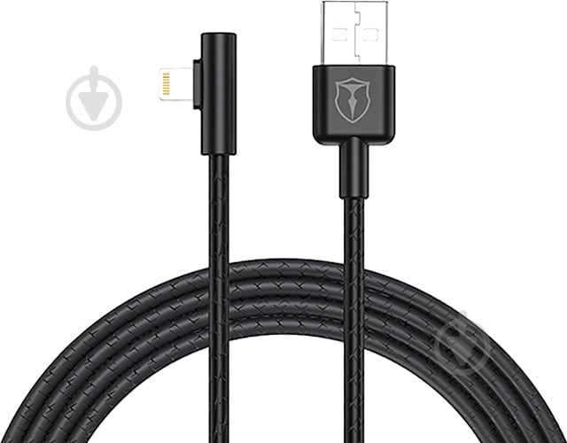 Кабель T-PHOX Lightning – USB 1 м черный (T-L832 Black) - фото 1