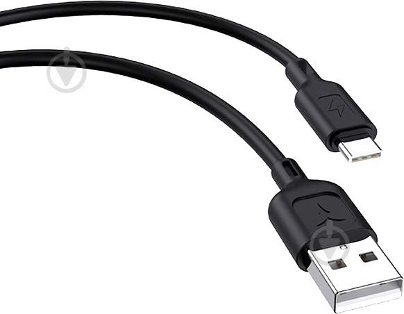 Кабель T-PHOX Type-C – USB 2.0 1,2 м чорний (T-C829 Black) - фото 3