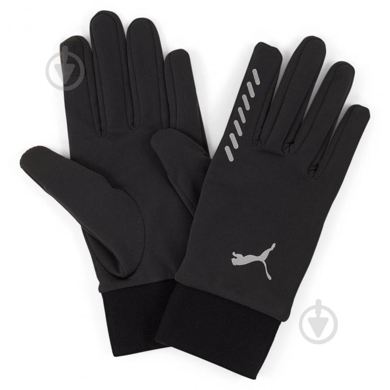 Варежки Puma PR winter gloves 04200401 р.M черный - фото 1