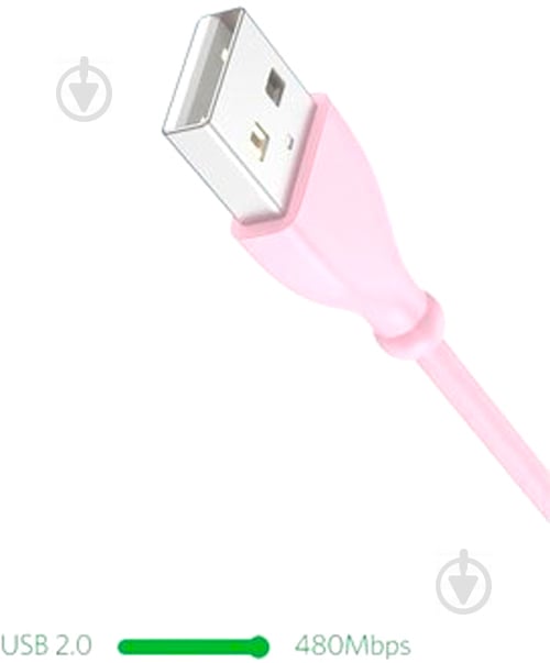 Кабель T-PHOX USB – microUSB 1 м рожевий (T-C817 Pink) - фото 5