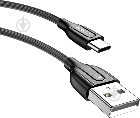 Кабель T-PHOX USB – miniUSB 1,2 м чорний (T-C807 Black) - фото 2