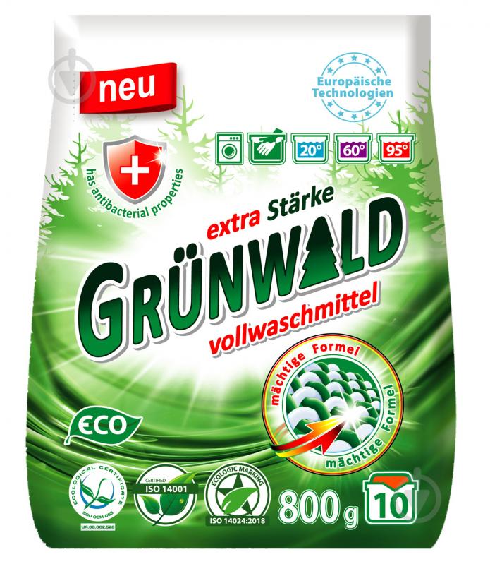Порошок для машинного та ручного прання Grunwald Гірська свіжість 0,8 кг - фото 1