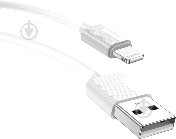 Кабель T-PHOX Lightning – USB 0,3 м білий (T-L801(0.3) White) - фото 2