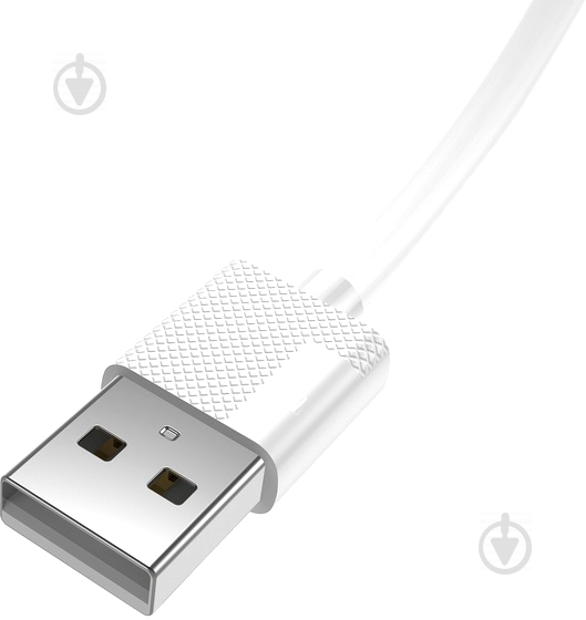 Кабель T-PHOX Lightning – USB 0,3 м білий (T-L801(0.3) White) - фото 3