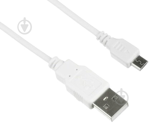 Кабель Kit USB – microUSB 1 м (8600USBDATWHKT) - фото 1