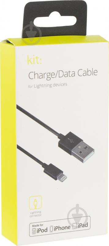 Кабель Kit Lightning – USB 1 м (IP5USBDATKT) - фото 3