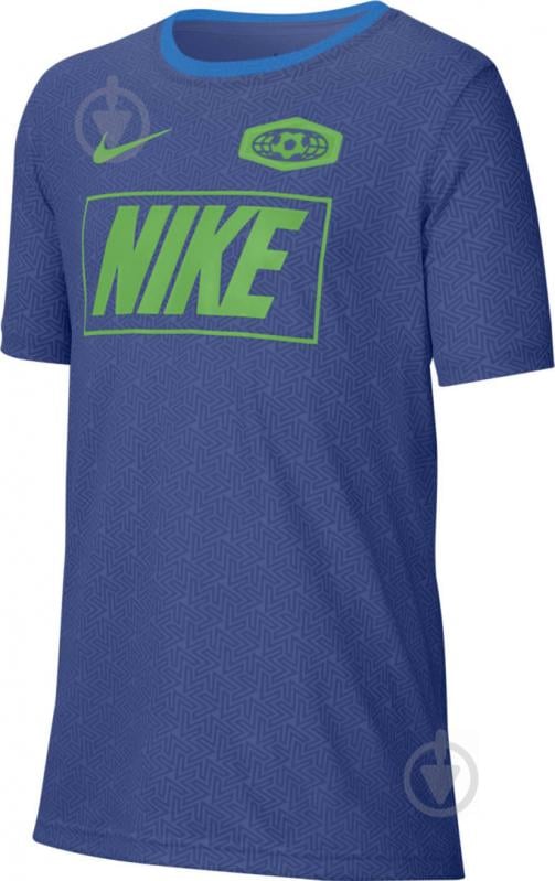 Футболка Nike B NK DRY TEE LEG SOCCER JERSEY CV2128-402 р.S синій - фото 1