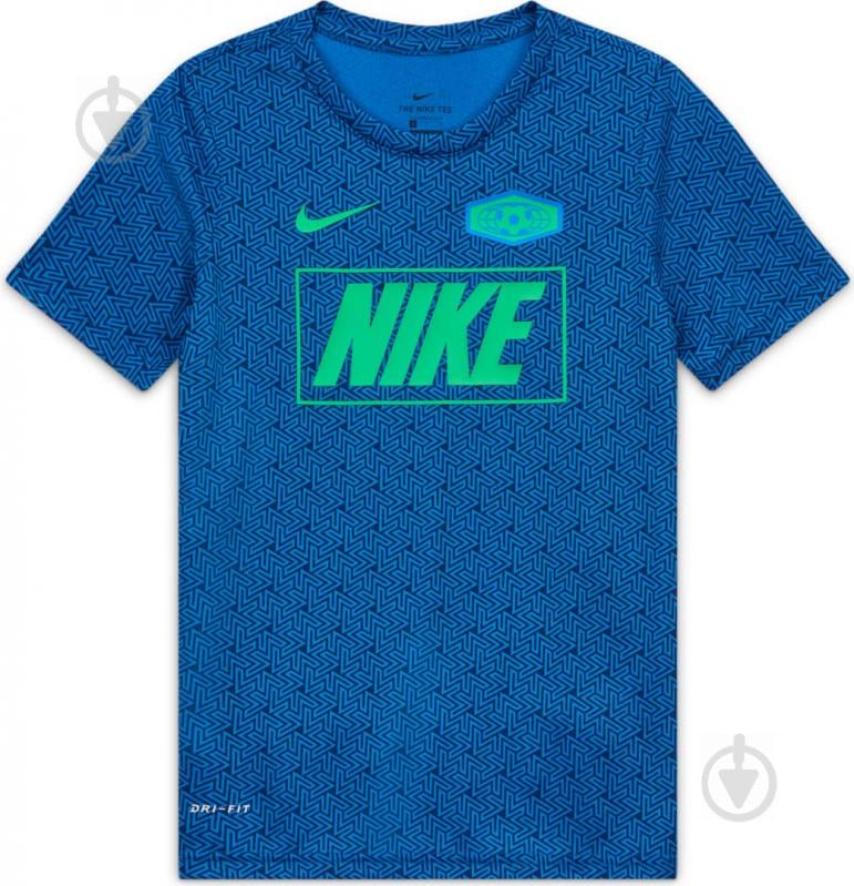 Футболка Nike B NK DRY TEE LEG SOCCER JERSEY CV2128-402 р.S синій - фото 2