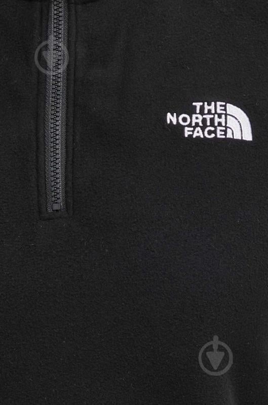 Джемпер THE NORTH FACE W 100 GLACIER 1/4 ZIP NF0A855MJK31 р.XS чорний - фото 4