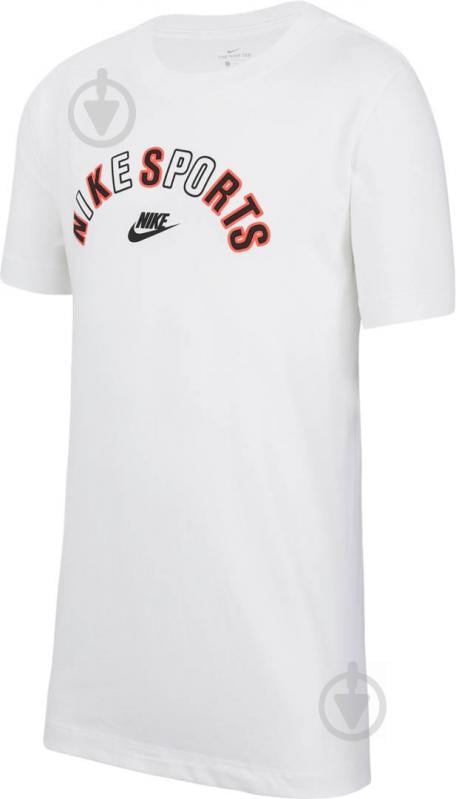 Футболка Nike B NSW TEE GET OUTSIDE 2 CV2156-100 р.M белый - фото 1