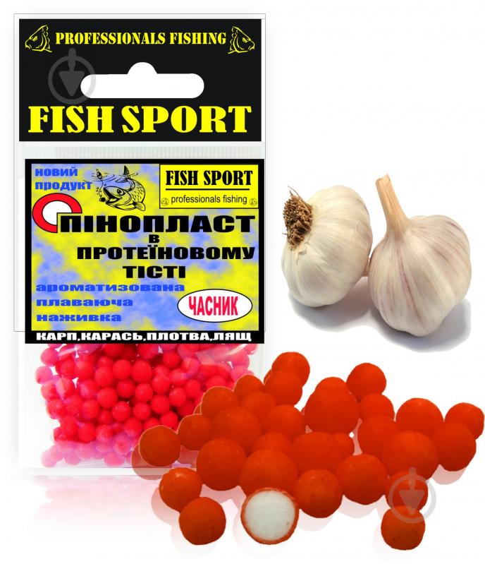 Приманка риболовна FISH SPORT 20 г часник пінопласт в тісті (часник) mini - фото 2