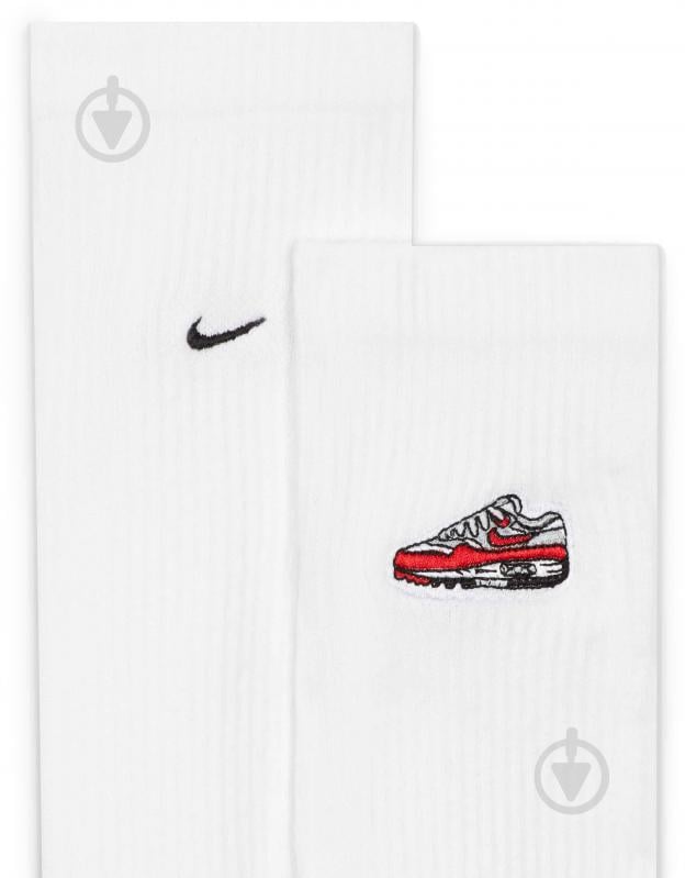 Носки Nike DRI-FIT EVERYDAY PLUS FQ0327-100 р.34-38 белый - фото 3