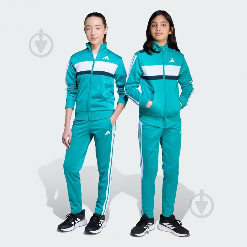 Спортивний костюм Adidas JN2245 р.164 зелений - фото 1 Спортивний костюм Adidas JN2245 р.164 зелений - фото 1