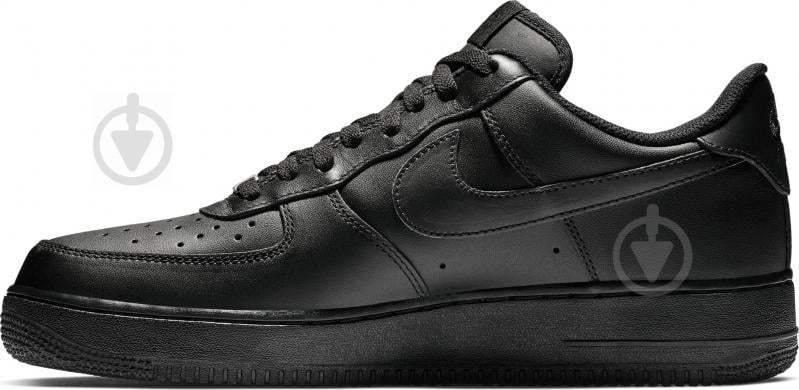 Кросівки чоловічі демісезонні Nike AIR FORCE 1 07 315122-001 р.44 чорні - фото 4