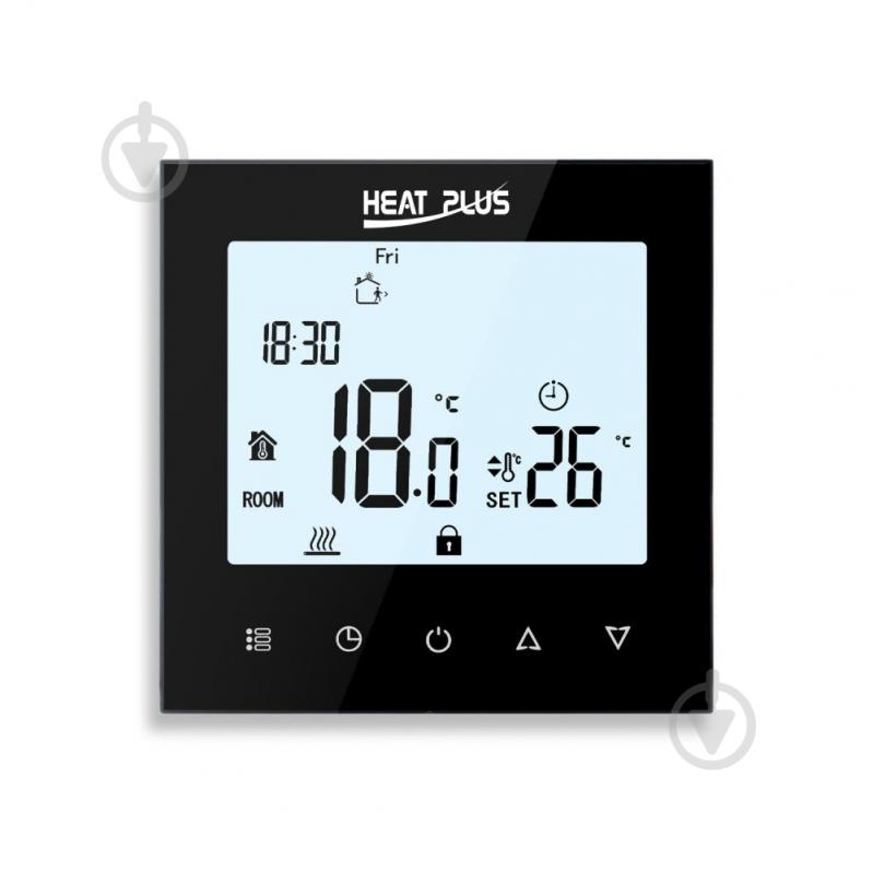 Терморегулятор Heat Plus M8.16 черный Wi-Fi - фото 1