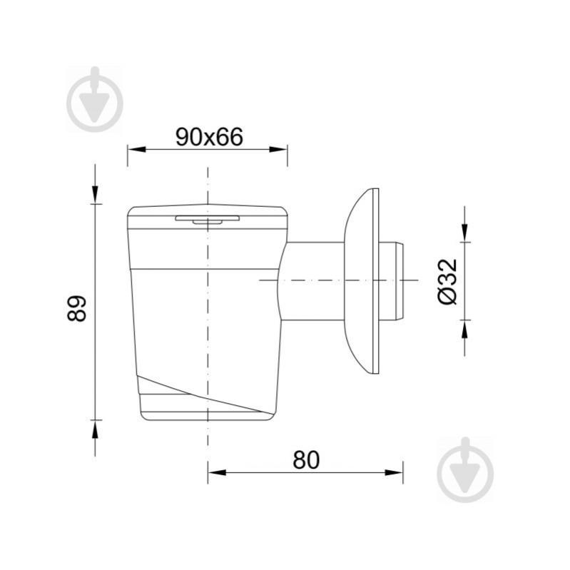 Сифон для кондиціонера Styron STY-517-2 комбінований - фото 2