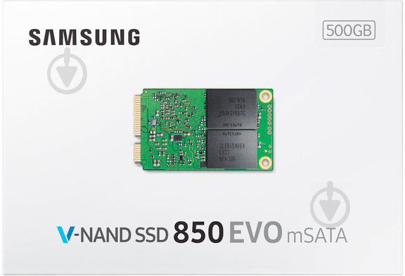 SSD-накопитель Samsung 850 Evo 500GB Mini-SATA mSATA TLC (MZ-M5E500BW) - фото 8