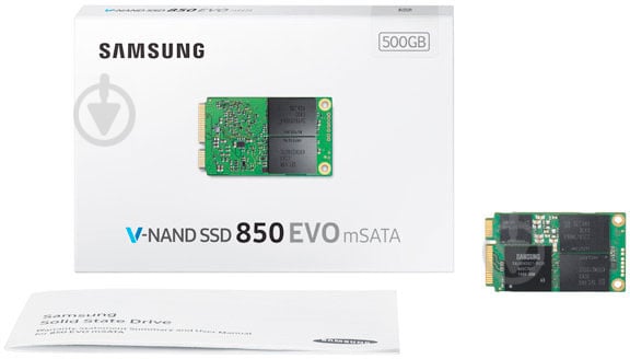 SSD-накопичувач Samsung 850 Evo 500GB Mini-SATA mSATA TLC (MZ-M5E500BW) - фото 9