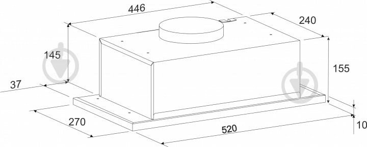 Витяжка Eleyus INTO 700 52 GR - фото 13